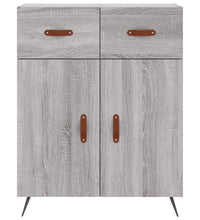 Sideboard Grau Sonoma 69,5x34x90 cm Holzwerkstoff