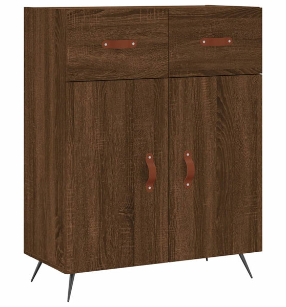 Sideboard Braun Eichen-Optik 69,5x34x90 cm Holzwerkstoff