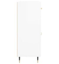 Sideboard Hochglanz-Weiß 69,5x34x90 cm Holzwerkstoff