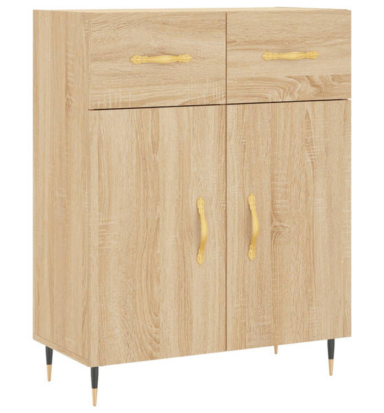 Sideboard Sonoma-Eiche 69,5x34x90 cm Holzwerkstoff