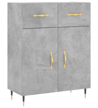 Sideboard Betongrau 69,5x34x90 cm Holzwerkstoff