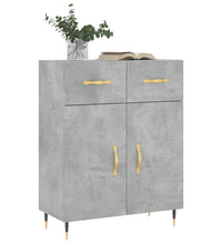 Sideboard Betongrau 69,5x34x90 cm Holzwerkstoff