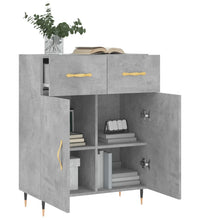 Sideboard Betongrau 69,5x34x90 cm Holzwerkstoff