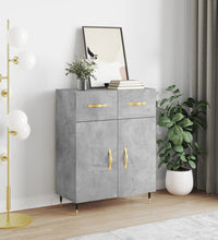 Sideboard Betongrau 69,5x34x90 cm Holzwerkstoff