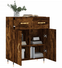 Sideboard Räuchereiche 69,5x34x90 cm Holzwerkstoff