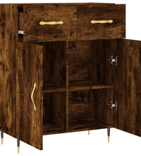 Sideboard Räuchereiche 69,5x34x90 cm Holzwerkstoff