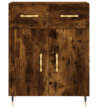 Sideboard Räuchereiche 69,5x34x90 cm Holzwerkstoff