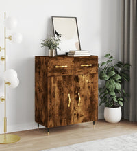 Sideboard Räuchereiche 69,5x34x90 cm Holzwerkstoff