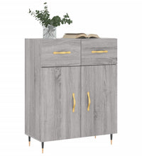 Sideboard Grau Sonoma 69,5x34x90 cm Holzwerkstoff