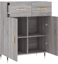 Sideboard Grau Sonoma 69,5x34x90 cm Holzwerkstoff