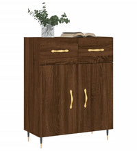 Sideboard Braun Eichen-Optik 69,5x34x90 cm Holzwerkstoff