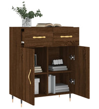 Sideboard Braun Eichen-Optik 69,5x34x90 cm Holzwerkstoff