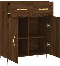 Sideboard Braun Eichen-Optik 69,5x34x90 cm Holzwerkstoff