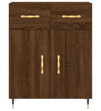 Sideboard Braun Eichen-Optik 69,5x34x90 cm Holzwerkstoff