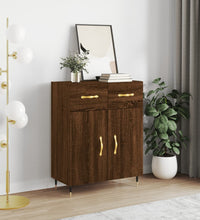 Sideboard Braun Eichen-Optik 69,5x34x90 cm Holzwerkstoff