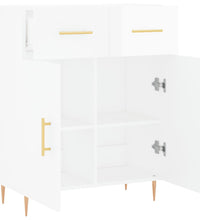 Sideboard Hochglanz-Weiß 69,5x34x90 cm Holzwerkstoff