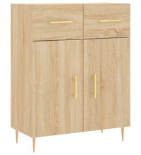 Sideboard Sonoma-Eiche 69,5x34x90 cm Holzwerkstoff