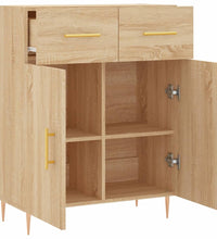 Sideboard Sonoma-Eiche 69,5x34x90 cm Holzwerkstoff