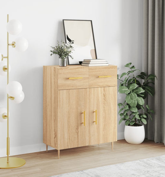 Sideboard Sonoma-Eiche 69,5x34x90 cm Holzwerkstoff