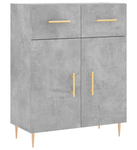 Sideboard Betongrau 69,5x34x90 cm Holzwerkstoff