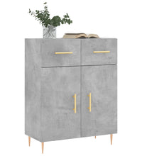 Sideboard Betongrau 69,5x34x90 cm Holzwerkstoff