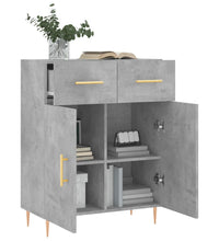 Sideboard Betongrau 69,5x34x90 cm Holzwerkstoff