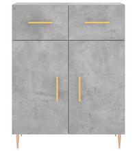 Sideboard Betongrau 69,5x34x90 cm Holzwerkstoff