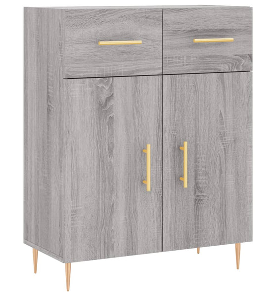 Sideboard Grau Sonoma 69,5x34x90 cm Holzwerkstoff