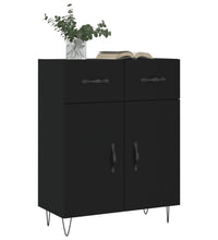 Sideboard Schwarz 69,5x34x90 cm Holzwerkstoff