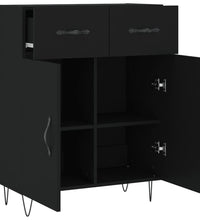 Sideboard Schwarz 69,5x34x90 cm Holzwerkstoff