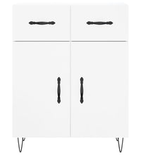Sideboard Hochglanz-Weiß 69,5x34x90 cm Holzwerkstoff