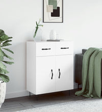 Sideboard Hochglanz-Weiß 69,5x34x90 cm Holzwerkstoff