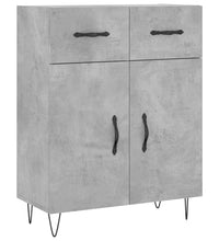 Sideboard Betongrau 69,5x34x90 cm Holzwerkstoff