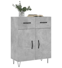 Sideboard Betongrau 69,5x34x90 cm Holzwerkstoff