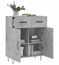 Sideboard Betongrau 69,5x34x90 cm Holzwerkstoff