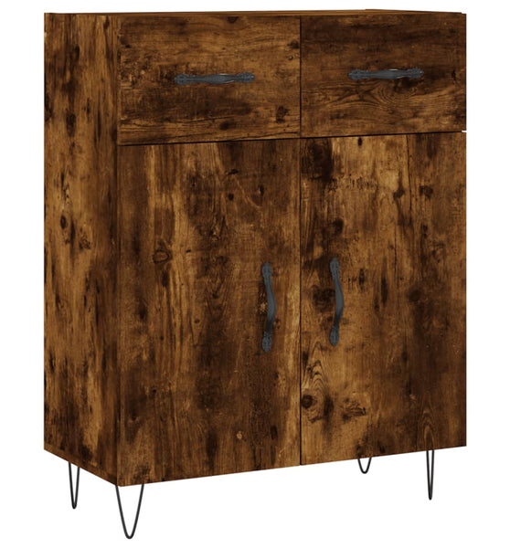 Sideboard Räuchereiche 69,5x34x90 cm Holzwerkstoff