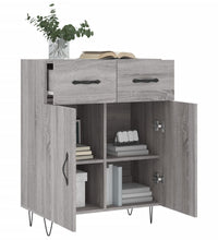 Sideboard Grau Sonoma 69,5x34x90 cm Holzwerkstoff