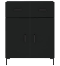 Sideboard Schwarz 69,5x34x90 cm Holzwerkstoff