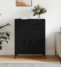 Sideboard Schwarz 69,5x34x90 cm Holzwerkstoff