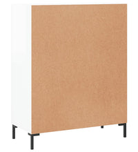 Sideboard Hochglanz-Weiß 69,5x34x90 cm Holzwerkstoff