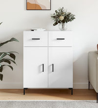Sideboard Hochglanz-Weiß 69,5x34x90 cm Holzwerkstoff