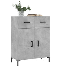 Sideboard Betongrau 69,5x34x90 cm Holzwerkstoff