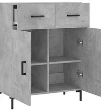 Sideboard Betongrau 69,5x34x90 cm Holzwerkstoff