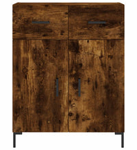 Sideboard Räuchereiche 69,5x34x90 cm Holzwerkstoff