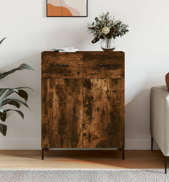 Sideboard Räuchereiche 69,5x34x90 cm Holzwerkstoff