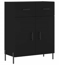 Sideboard Schwarz 69,5x34x90 cm Holzwerkstoff