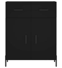 Sideboard Schwarz 69,5x34x90 cm Holzwerkstoff