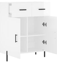 Sideboard Hochglanz-Weiß 69,5x34x90 cm Holzwerkstoff