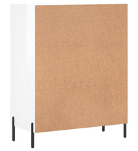 Sideboard Hochglanz-Weiß 69,5x34x90 cm Holzwerkstoff