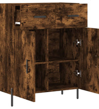 Sideboard Räuchereiche 69,5x34x90 cm Holzwerkstoff